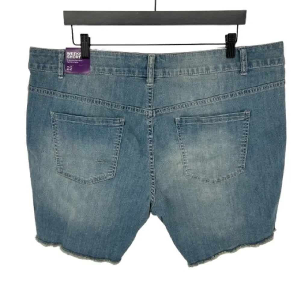 NWT Lane Bryant Boyfriend Distressed Weekend Short Size 22 - Picture 7 of 12